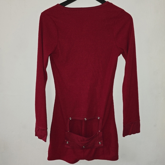 Sexy Ribbed Romper with buttflap - Picture 2 of 3